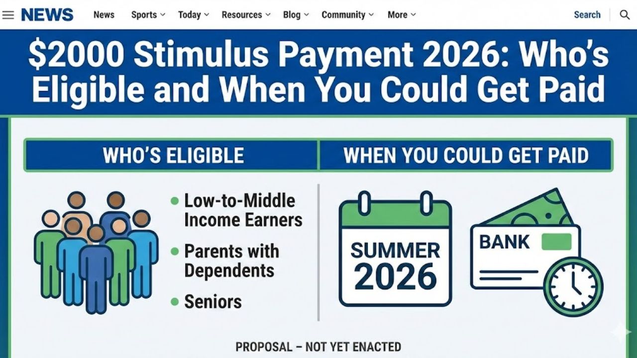 $2000 Stimulus Payment 2026: Who’s Eligible and When You Could Get Paid