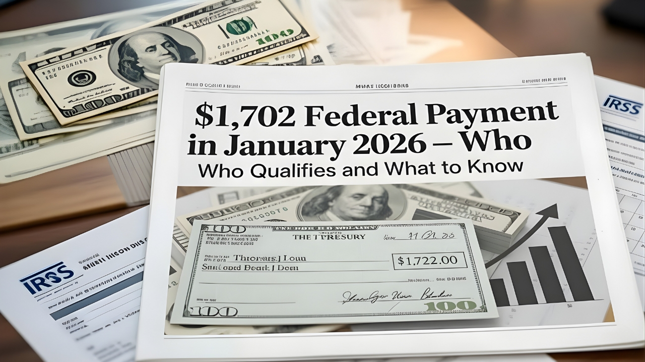 $1,702 Federal Payment in January 2026 — Who Qualifies and What to Know