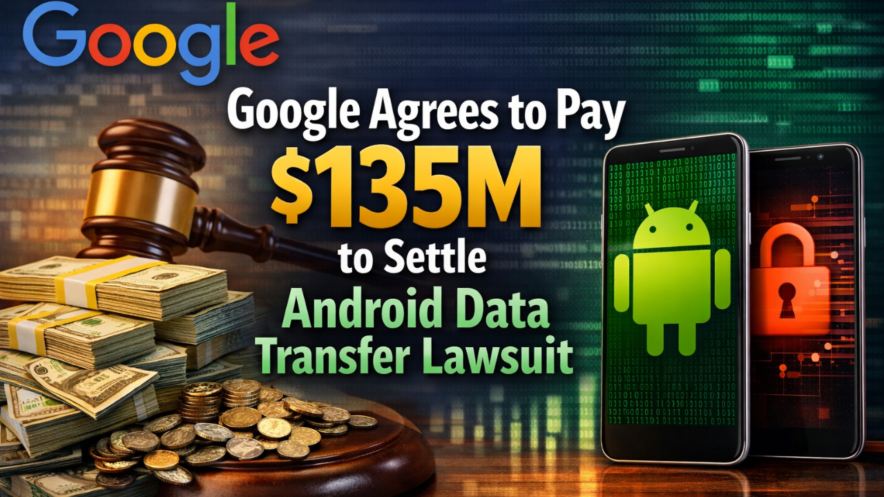 Google Agrees to Pay $135M to Settle Android Data Transfer Lawsuit