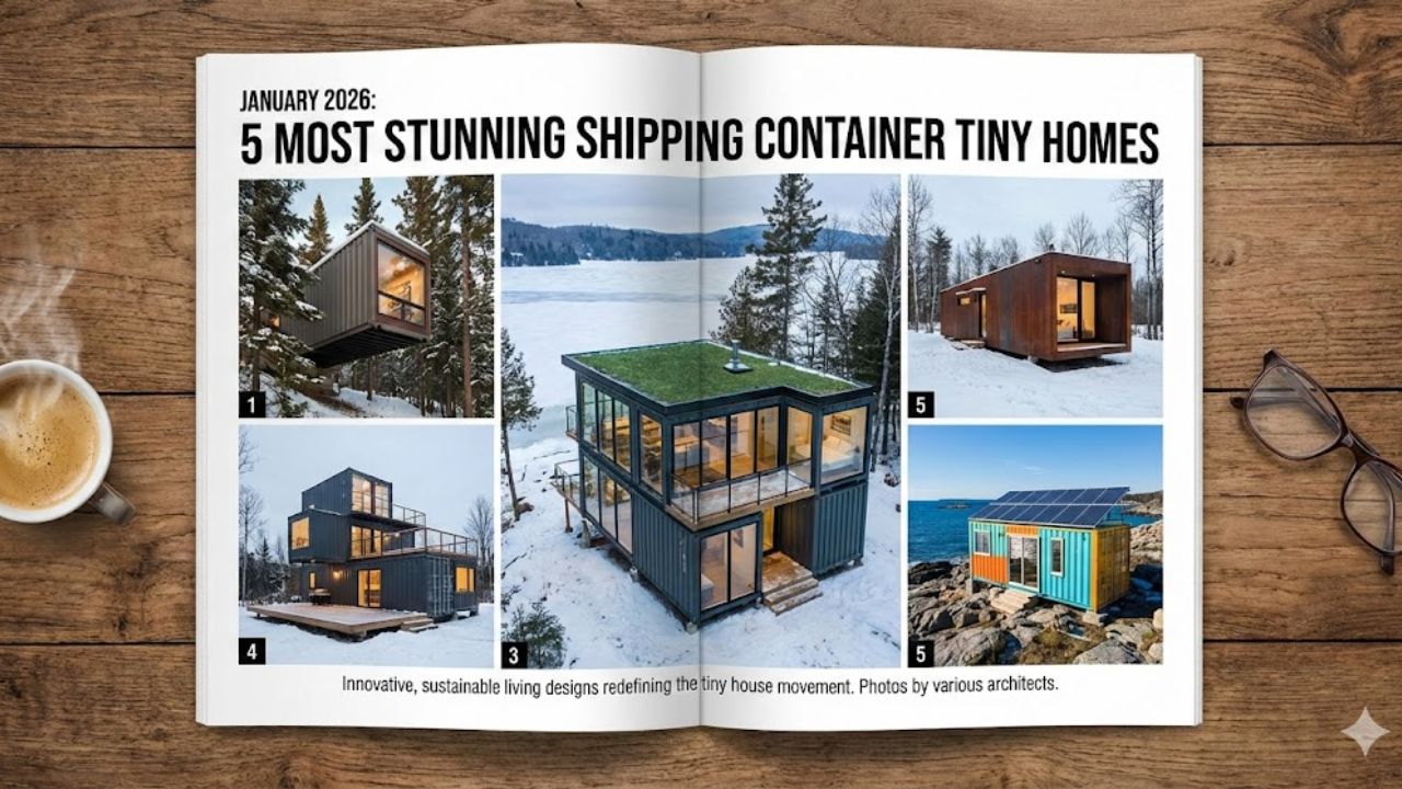 January 2026’s 5 Most Stunning Shipping Container Tiny Homes