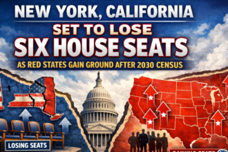 New York, California Set to Lose Six House Seats as Red States Gain Ground After 2030 Census