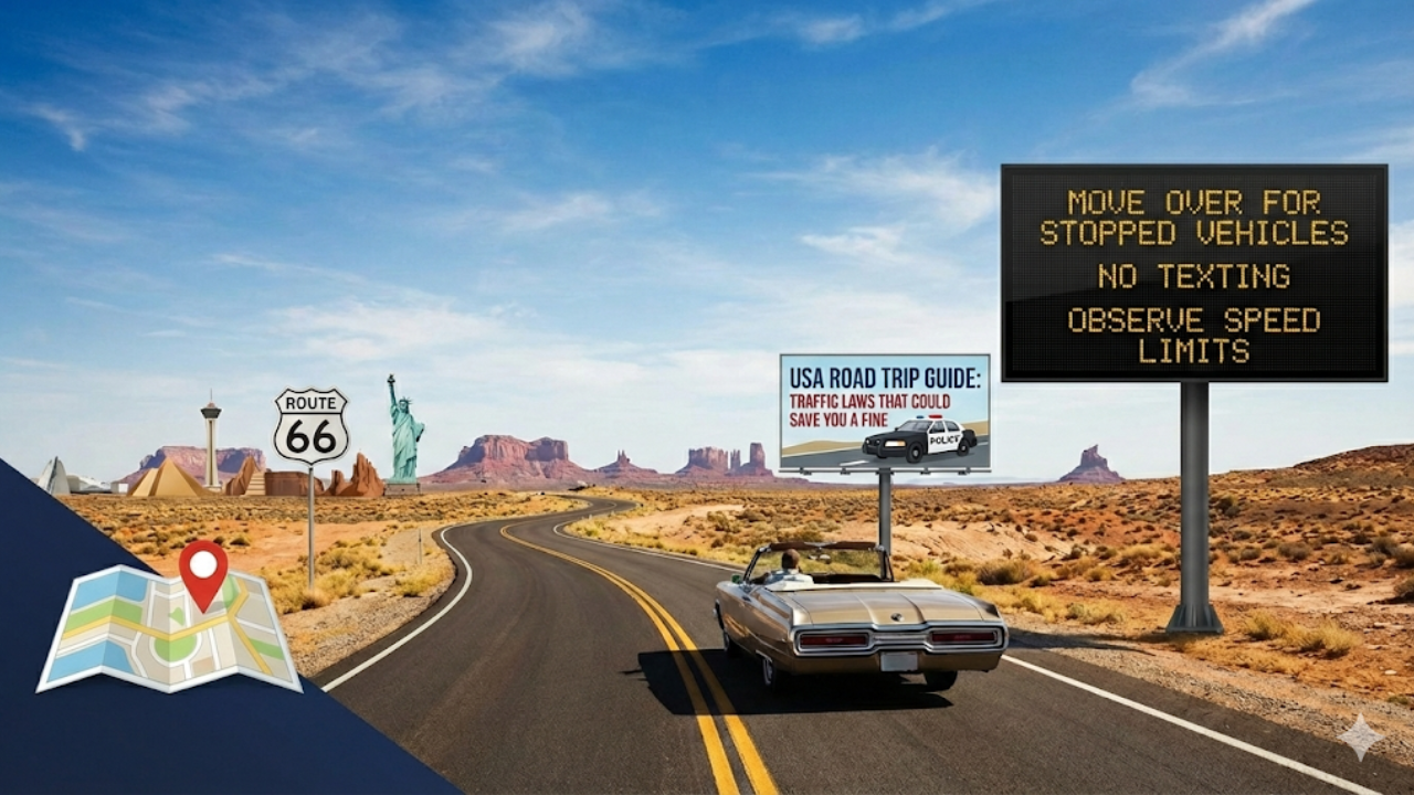USA Road Trip Guide: Traffic Laws That Could Save You a Fine